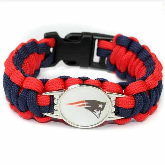 New England Patriots NFL Paracord Bracelet NEW - Picture 1 of 2